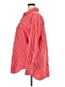 Gap 100% Cotton Stripes Red Long Sleeve Button-Down Shirt Size XXL (tall) - photo 5