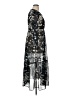 June + Vie 100% Polyester Graphic Floral Multi Color Gray Casual Dress Size 14 - photo 4