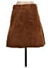 Zara Solid Brown Casual Skirt Size S - photo 2