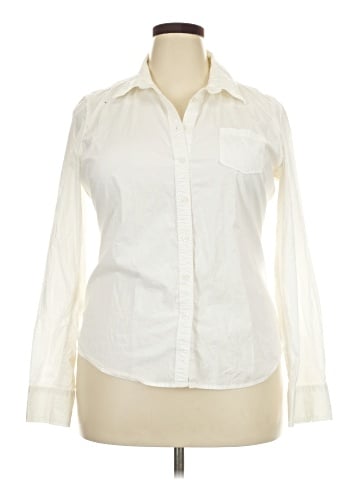 Aeropostale Long Sleeve Button-Down Shirt (view 1)