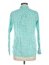 J.Crew Checkered-gingham Teal Long Sleeve Button-Down Shirt Size 8 - photo 2