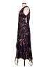 DKNY 100% Polyester Print Black Cocktail Dress Size 10 - photo 5