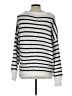 Pink Clover 100% Polyester Stripes Silver Pullover Sweater Size L - photo 2