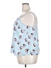 Halogen 100% Polyester Print Blue Sleeveless Top Size XXL - photo 5