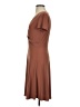 Kaileigh Solid Brown Cocktail Dress Size XS - photo 5