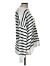 Pink Clover 100% Polyester Stripes Silver Pullover Sweater Size L - photo 4
