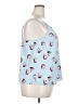 Halogen 100% Polyester Print Blue Sleeveless Top Size XXL - photo 4