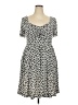 Torrid Animal Print Gray Casual Dress Size 2X Plus (2) - photo 1