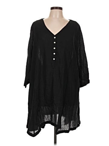 Woman Within 3/4 Sleeve Blouse (view 1)