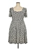 Torrid Animal Print Gray Casual Dress Size 2X Plus (2) - photo 2