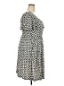 Torrid Animal Print Gray Casual Dress Size 2X Plus (2) - photo 4