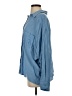 Easel 100% Rayon Blue Long Sleeve Blouse Size S - photo 5