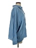 Easel 100% Rayon Blue Long Sleeve Blouse Size S - photo 4