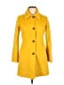 Fleurette 100% Acetate Yellow Coat Size 14 - photo 1