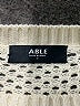 ABLE 100% Cotton Checkered-gingham Green Pullover Sweater Size S - photo 7