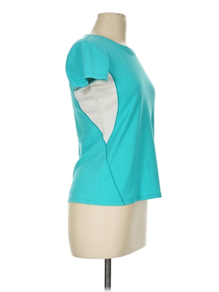Pre-owned New Balance Short Sleeve T-shirt In Teal