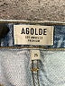 AGOLDE 100% Cotton Hearts Blue Denim Shorts Size 25 waist - photo 3