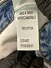 AGOLDE 100% Cotton Hearts Blue Denim Shorts Size 25 waist - photo 4