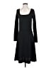 Vince. Solid Black Casual Dress Size S - photo 1