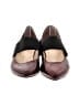 fs/ny Color Block Burgundy Flats Size 7 - photo 2