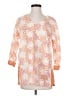 J.Jill Orange 3/4 Sleeve Blouse Size S - photo 1