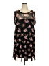 Torrid Floral Black Casual Dress Size 2X Plus (2) - photo 1