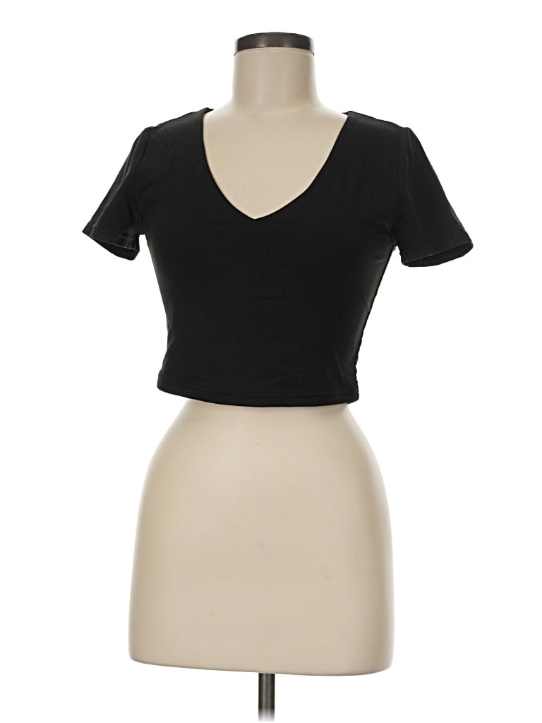 Pre-owned Reoria Short Sleeve T-shirt In Black
