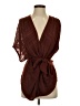 Moth Burgundy Cardigan Size XS - photo 1