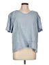 Elle 100% Lyocell Blue Short Sleeve Top Size XXL - photo 1