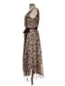 Evan Picone 100% Polyester Paisley Brown Cocktail Dress Size 12 - photo 5