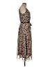Evan Picone 100% Polyester Paisley Brown Cocktail Dress Size 12 - photo 4