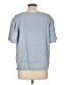 Elle 100% Lyocell Blue Short Sleeve Top Size XXL - photo 2