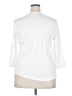 Chico's 100% Supima Cotton White 3/4 Sleeve Top Size XXL (4) - photo 2
