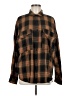 12th Tribe Plaid Brown Long Sleeve Button-Down Shirt One size - photo 1