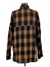 12th Tribe Plaid Brown Long Sleeve Button-Down Shirt One size - photo 2