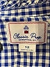 Classic Prep 100% Cotton Checkered-gingham Blue Dress Size 12 - photo 3