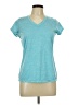 Xersion 100% Polyester Teal Active T-Shirt Size L - photo 1