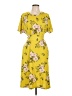 Lularoe Floral Yellow Casual Dress Size L - photo 1