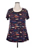 Lularoe Blue Short Sleeve T-Shirt Size XXL - photo 1