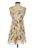 Thistlepearl 100% Polyester Floral Tan Casual Dress Size S - photo 2