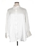 H&M 100% Polyester Solid Ivory Long Sleeve Blouse Size XL - photo 1