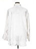 H&M 100% Polyester Solid Ivory Long Sleeve Blouse Size XL - photo 2