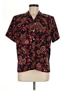 Impressions Short Sleeve Blouse