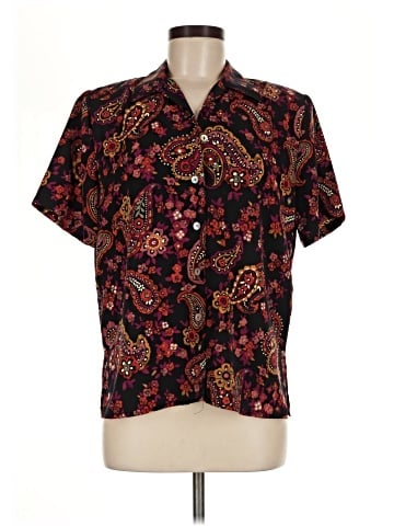 Impressions Short Sleeve Blouse (view 1)