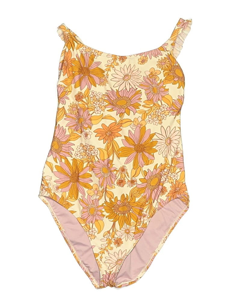 Pre-owned Kona Sol One Piece Swimsuit In Yellow