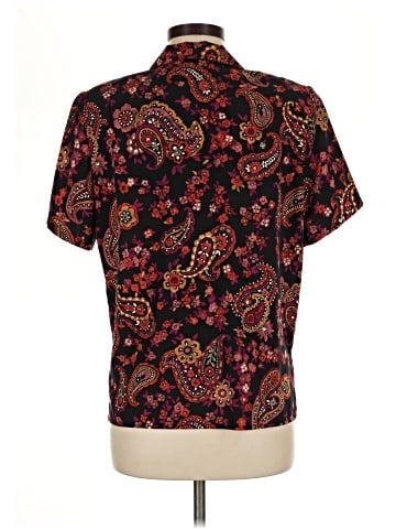 Impressions Short Sleeve Blouse (view 2)