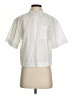 Unsubscribed 100% Cotton White Short Sleeve Button-Down Shirt Size XS - photo 1