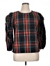 J.Crew 100% Cotton Black 3/4 Sleeve Blouse Size XL - photo 1