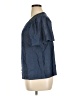 Elle 100% Lyocell Blue Short Sleeve Top Size XL - photo 5