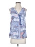 Artisan NY 100% Rayon Blue Sleeveless Blouse Size S - photo 1